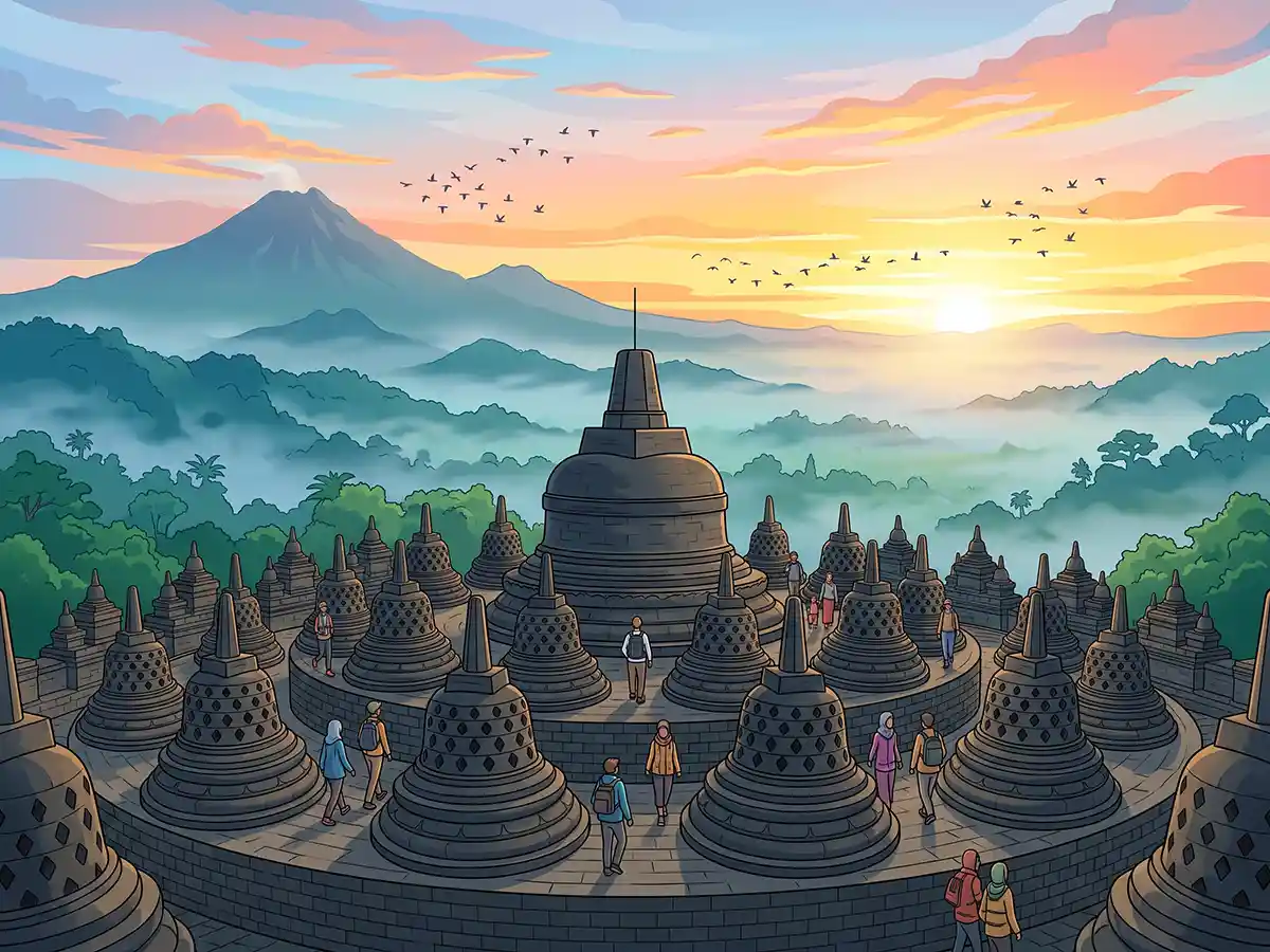 A culturally diverse representation of the Indonesian archipelago
